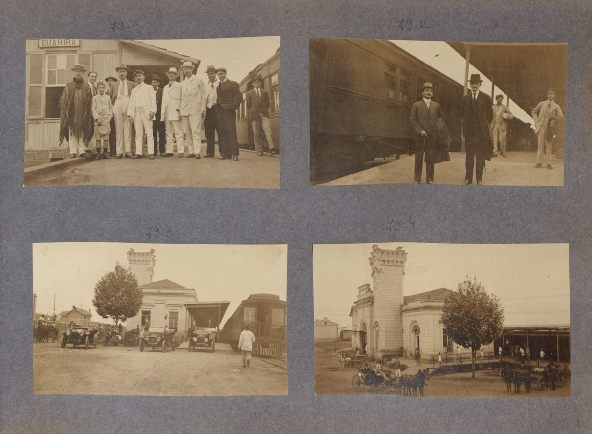 Excurs&atilde;o oficial realizada em 1915. Cole&ccedil;&atilde;o J&uacute;lio Prestes. MIS